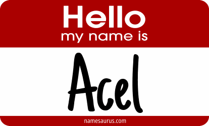 Hello my name is Acel png download