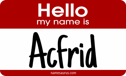 Hello my name is Acfrid png download