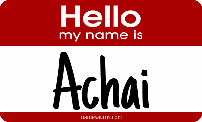 Hello my name is Achai png download