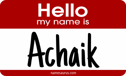 Hello my name is Achaik png download