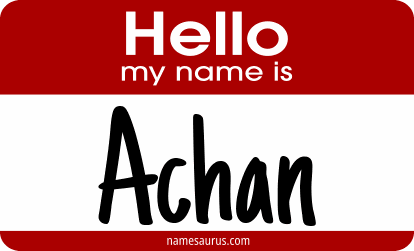 Hello my name is Achan png download
