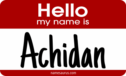 Hello my name is Achidan png download
