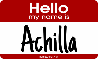 Hello my name is Achilla png download