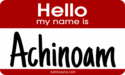 Hello my name is Achinoam png download