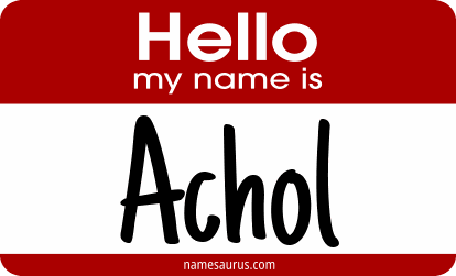 Hello my name is Achol png download