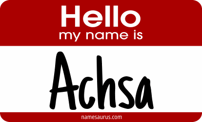 Hello my name is Achsa png download