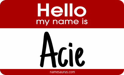 Hello my name is Acie png download