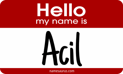 Hello my name is Acil png download