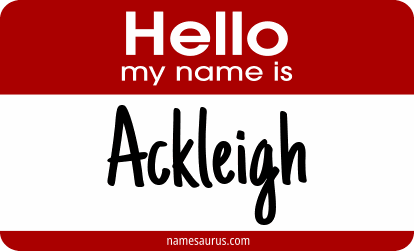 Hello my name is Ackleigh png download