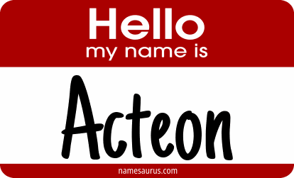 Hello my name is Acteon png download