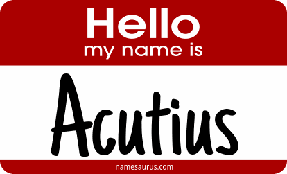 Hello my name is Acutius png download