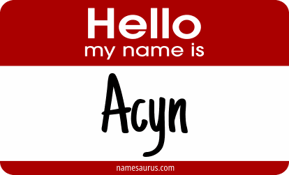Hello my name is Acyn png download