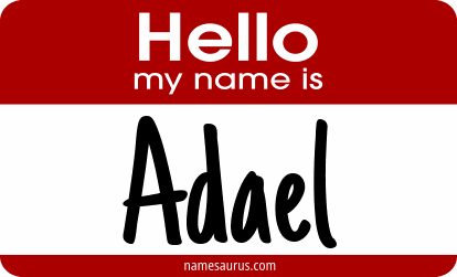 Hello my name is Adael png download