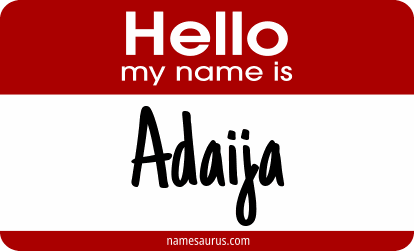 Hello my name is Adaija png download