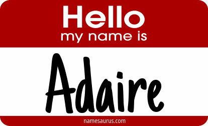 Hello my name is Adaire png download