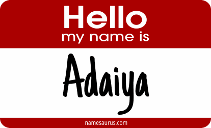 Hello my name is Adaiya png download