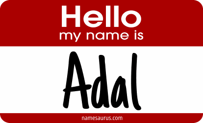 Hello my name is Adal png download