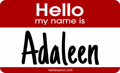 Hello my name is Adaleen png download