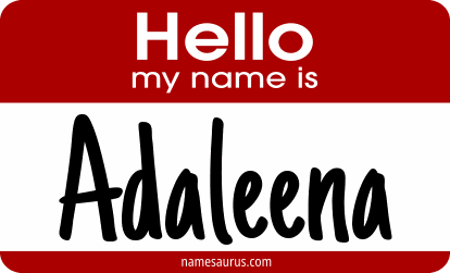 Hello my name is Adaleena png download