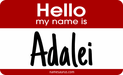 Hello my name is Adalei png download