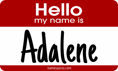 Hello my name is Adalene png download
