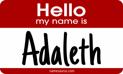 Hello my name is Adaleth png download
