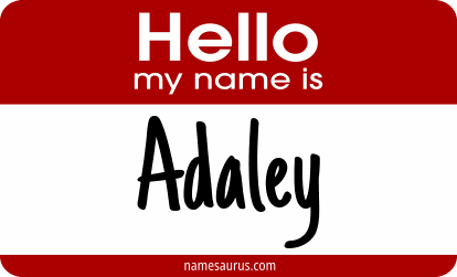 Hello my name is Adaley png download