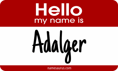 Hello my name is Adalger png download