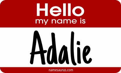 Hello my name is Adalie png download