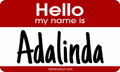 Hello my name is Adalinda png download