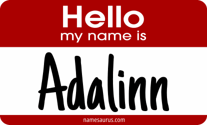 Hello my name is Adalinn png download
