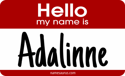 Hello my name is Adalinne png download