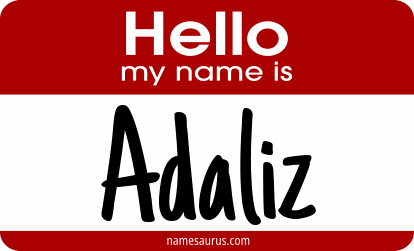 Hello my name is Adaliz png download
