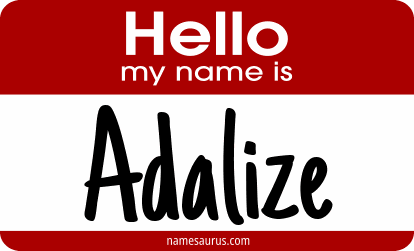 Hello my name is Adalize png download