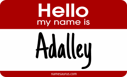 Hello my name is Adalley png download