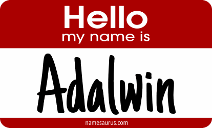 Hello my name is Adalwin png download