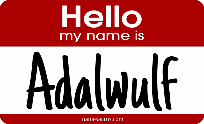 Hello my name is Adalwulf png download