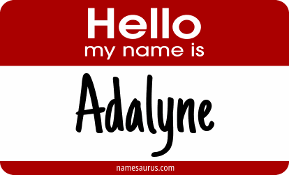Hello my name is Adalyne png download
