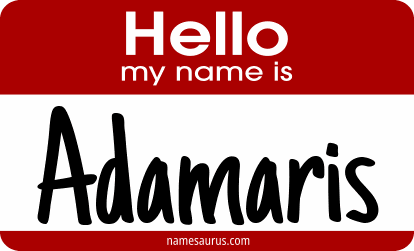 Hello my name is Adamaris png download