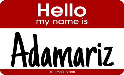 Hello my name is Adamariz png download