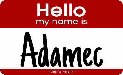 Hello my name is Adamec png download