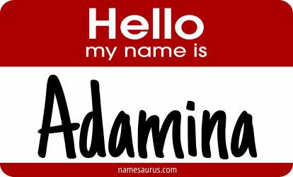 Hello my name is Adamina png download