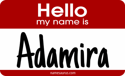 Hello my name is Adamira png download