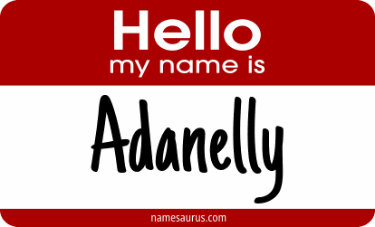 Hello my name is Adanelly png download
