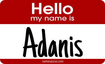 Hello my name is Adanis png download
