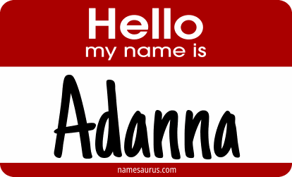 Hello my name is Adanna png download