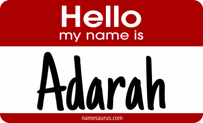 Hello my name is Adarah png download