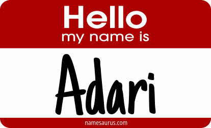 Hello my name is Adari png download