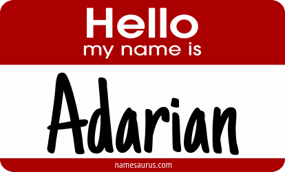 Hello my name is Adarian png download