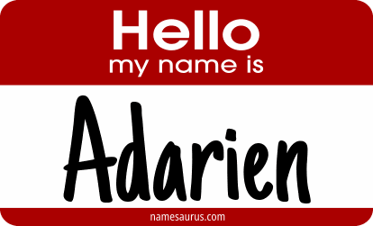 Hello my name is Adarien png download
